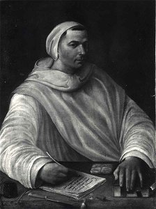Anonimo sec. XVI - Ritratto di monaco