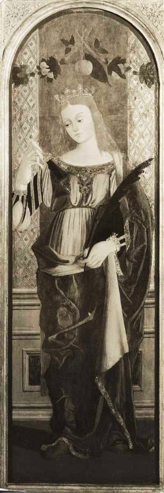 Anonimo veneto sec. XV XVI - Santa Giustina, Collezione J.B. Levy