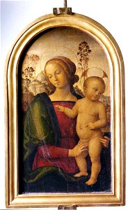 Anonimo perugino sec. XVI - Madonna con Bambino, Collezione privata
