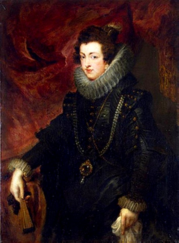 Anoniem Zuidelijke Nederlanden (historische regio) na 1628 naar Peter Paul Rubens - Elisabeth van Bourbon (1602-1644), koningin van Spanje - ГЭ-469 - Hermitage Museum