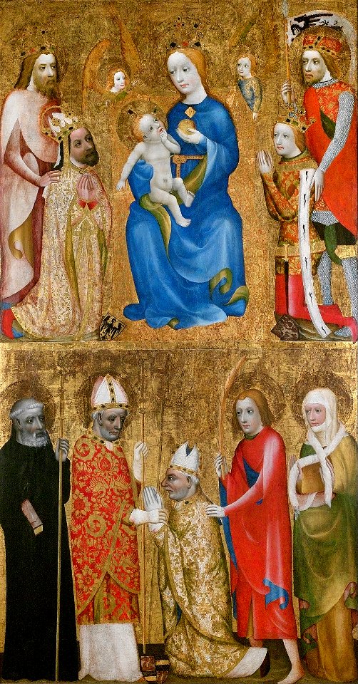 Anonym - Votive Painting of Archbishop Jan Očko of Vlašim - Google Art Project
