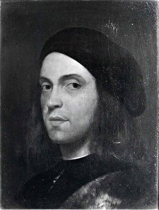 Anonimo veneziano sec. XVI, Ritratto maschile, inv. 3440