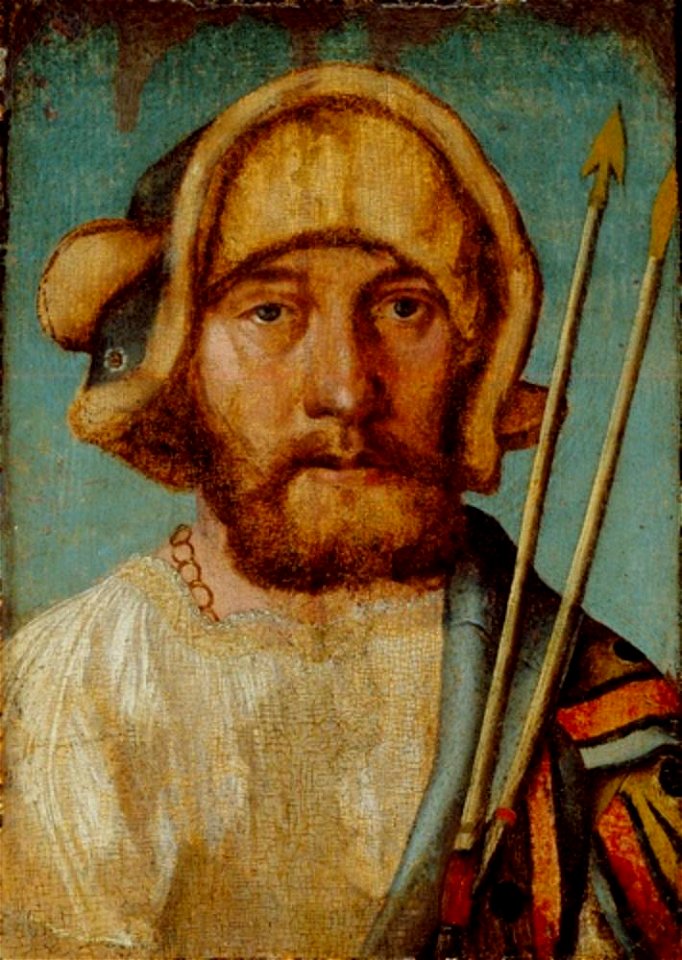 Anonym - Bildnis eines unbekannten Mannes als Hl. Sebastian, 2319