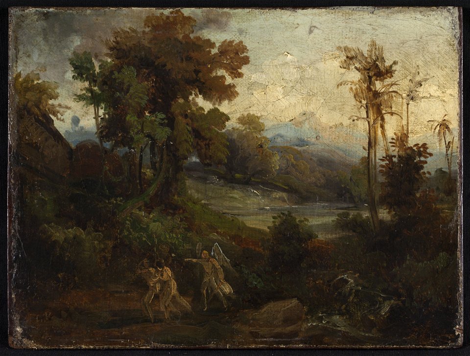 Anonyme - Adam et Eve chassés du Paradis - PPP2467 - Musée des Beaux-Arts de la ville de Paris
