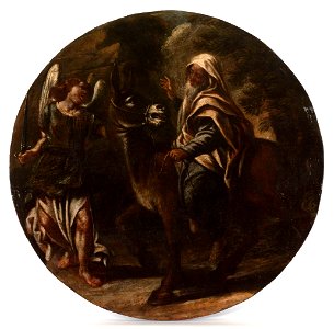 Anonyme - Balaam et son ânesse arrêtés par l'ange du Seigneur - PPP4939 - Musée des Beaux-Arts de la ville de Paris