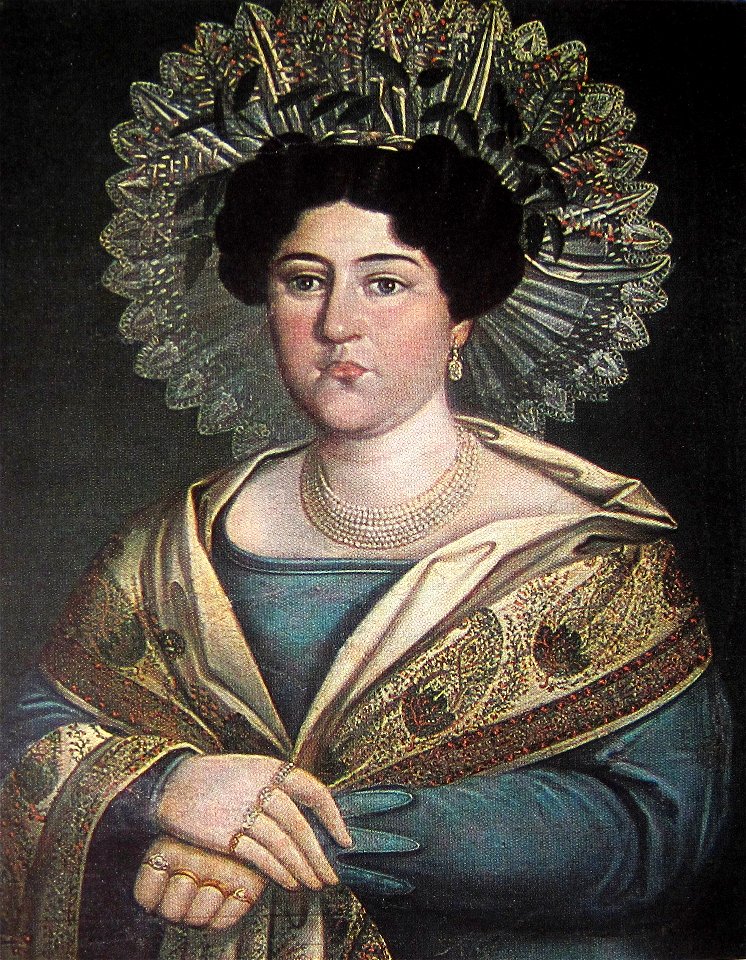 Anonym. Portrait of a Russian Woman. Art Museum, Tbilisi, Georgia