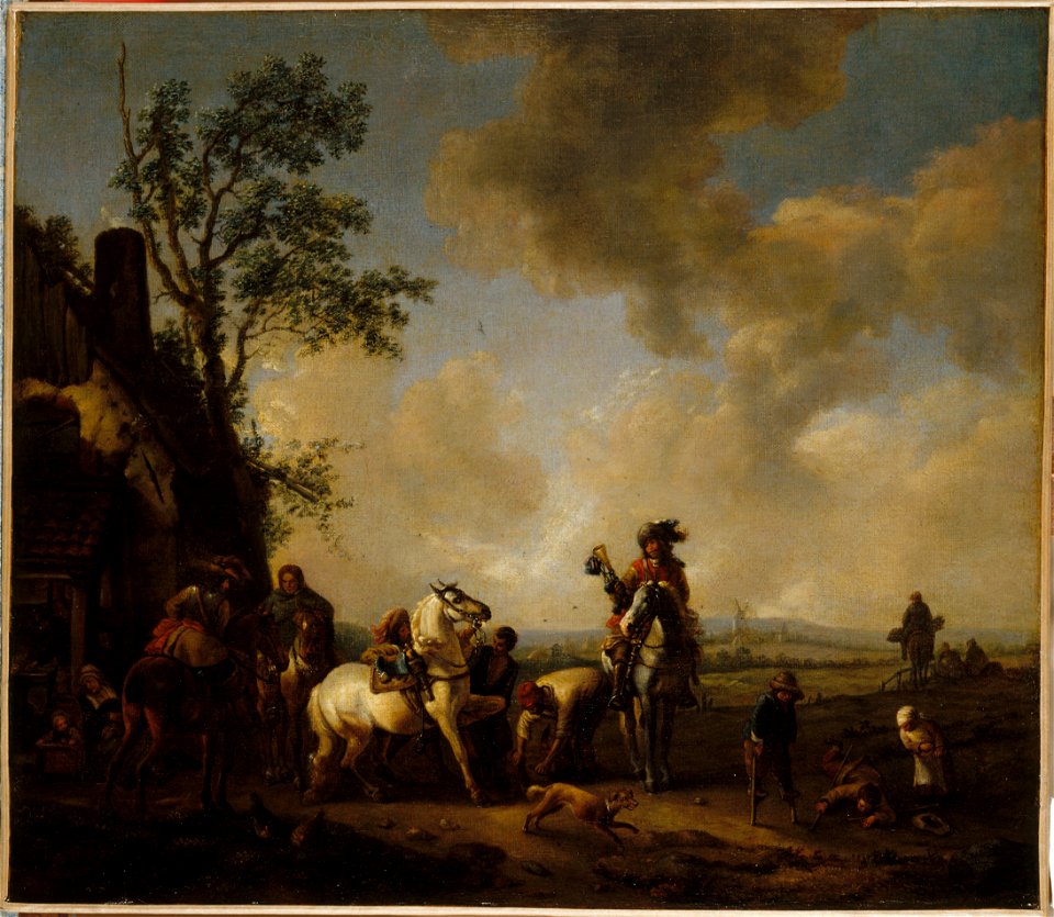 Anonyme - Le maréchal-ferrant - PPP2564 - Musée des Beaux-Arts de la ville de Paris