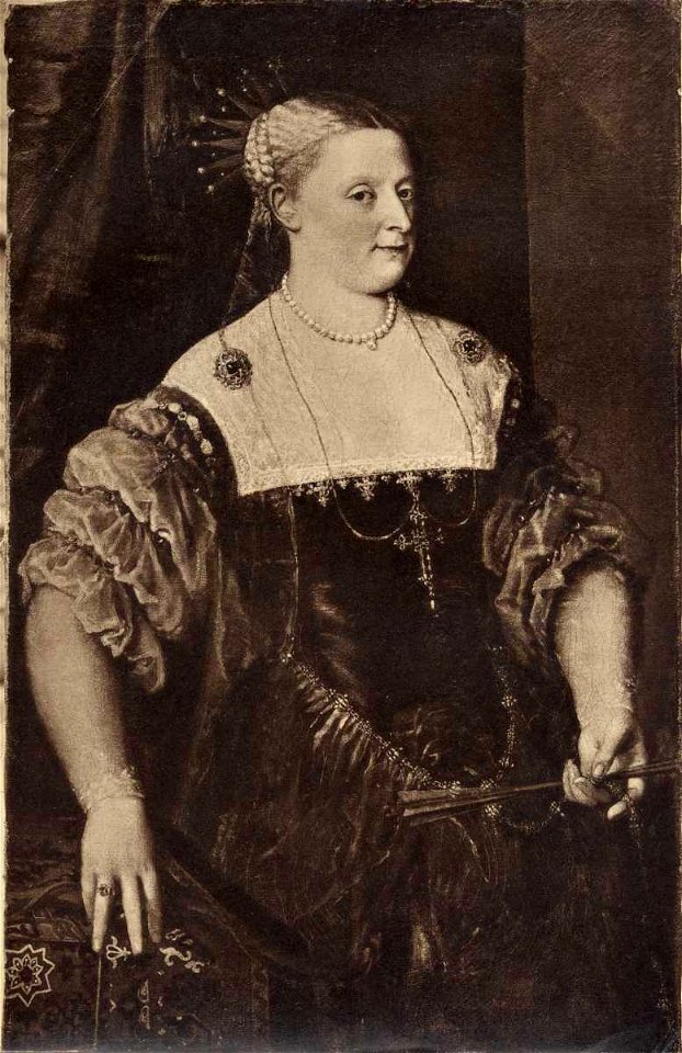 Anonimo veneziano sec. XVI - Ritratto di gentildonna, inv. 395