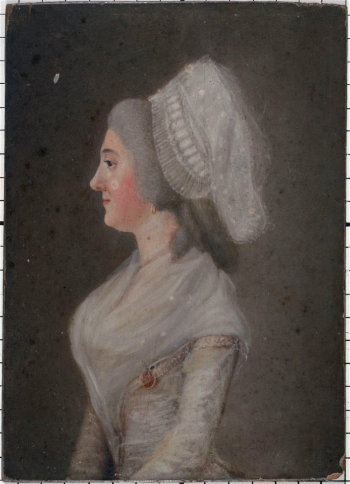 Anonyme - Portrait de femme d'époque révolutionnaire (P2611) - P2611 - Musée Carnavalet