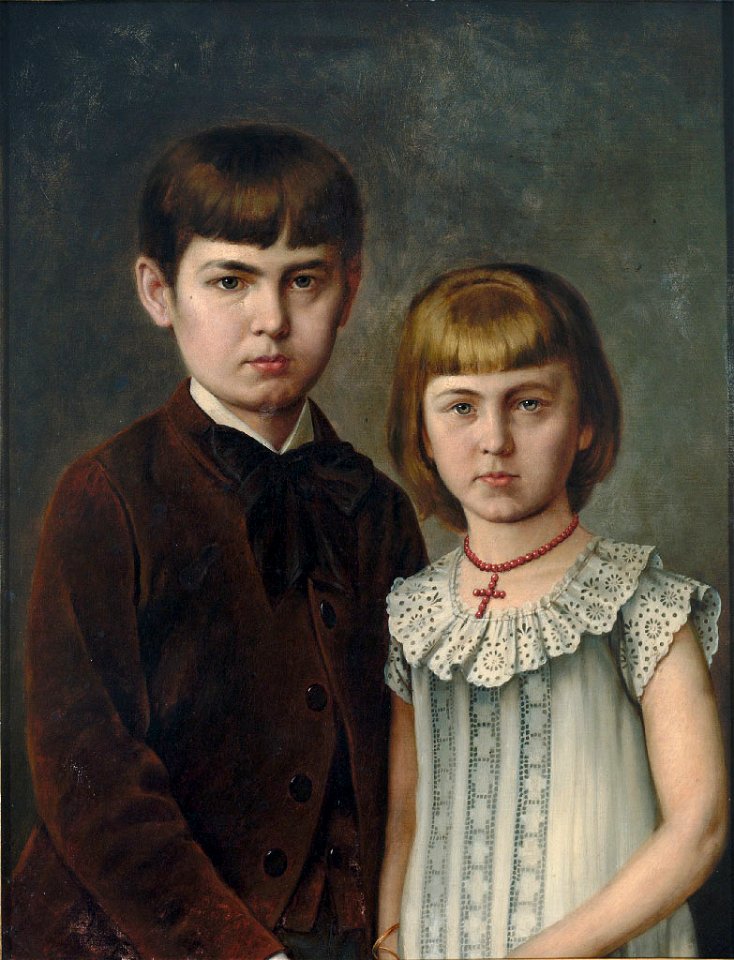 Anonym Kinderpaar um1900