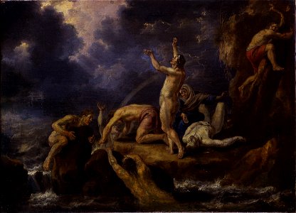 ANONYME - Scène de déluge, M0536000528