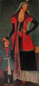 Anonym. Girl and Little Boy (Persian art collenction, Art Museum of Georgia)