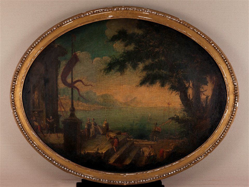 Anonyme - Débarquement dans un port - PPP2461 - Musée des Beaux-Arts de la ville de Paris