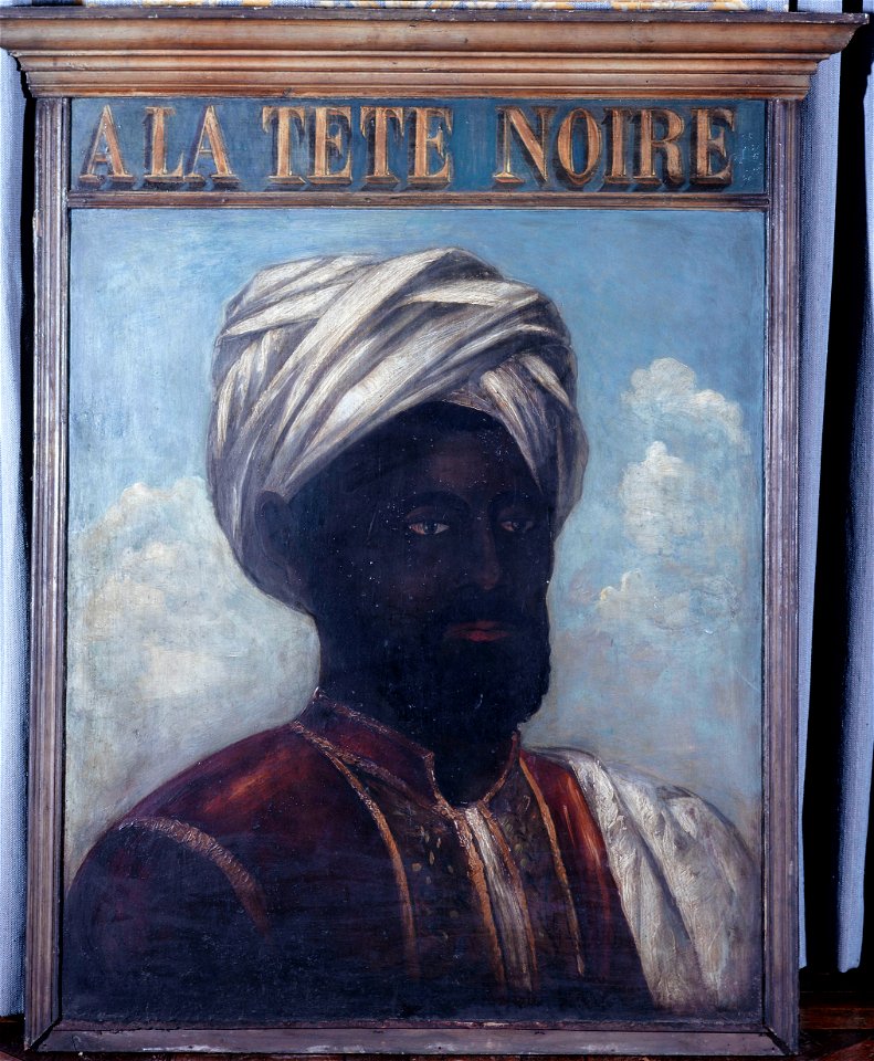 Anonymous - A la tête noire (II). Enseigne de marchand de meubles ou de tapissier. 44, rue du Faubourg Saint-Antoine, 11ème arrondissement, Paris - EN104 - Musée Carnavalet