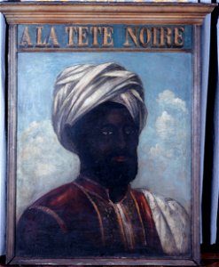 Anonymous - A la tête noire (II). Enseigne de marchand de meubles ou de tapissier. 44, rue du Faubourg Saint-Antoine, 11ème arrondissement, Paris - EN104 - Musée Carnavalet
