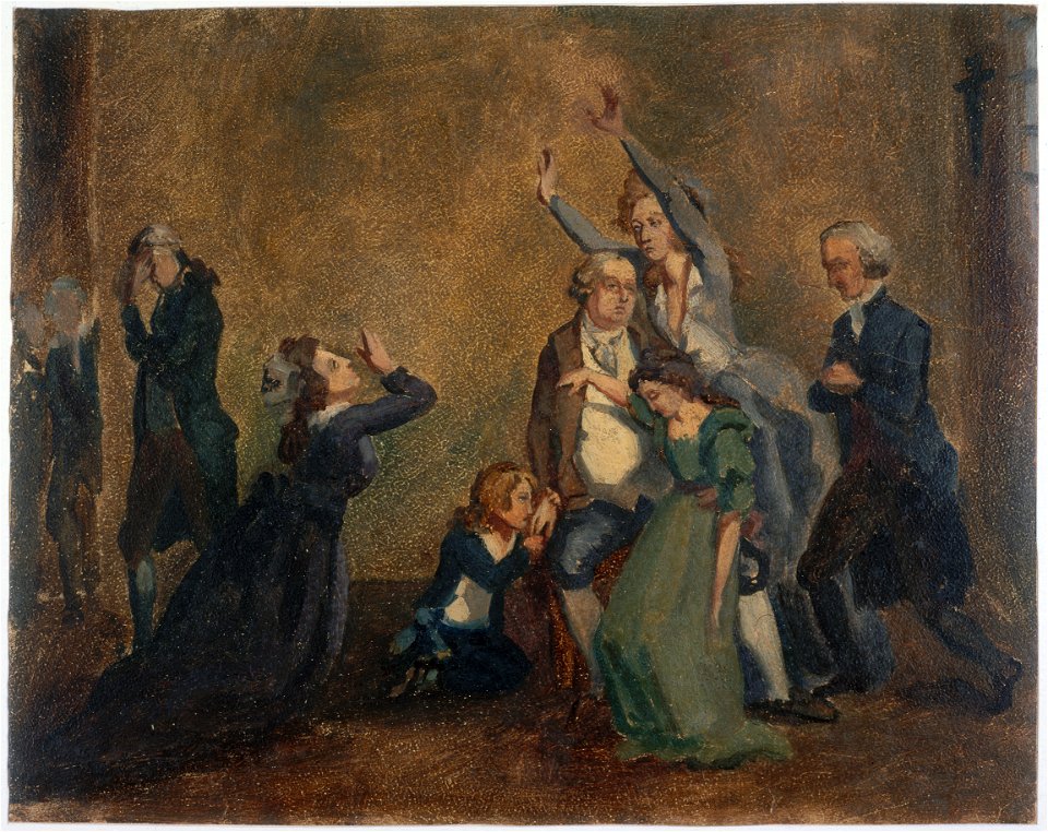 Anonymous - Adieux de Louis XVI à sa famille, le 20 janvier 1793. - P1569 - Musée Carnavalet