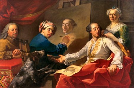 A Group Portrait, ca. 1755