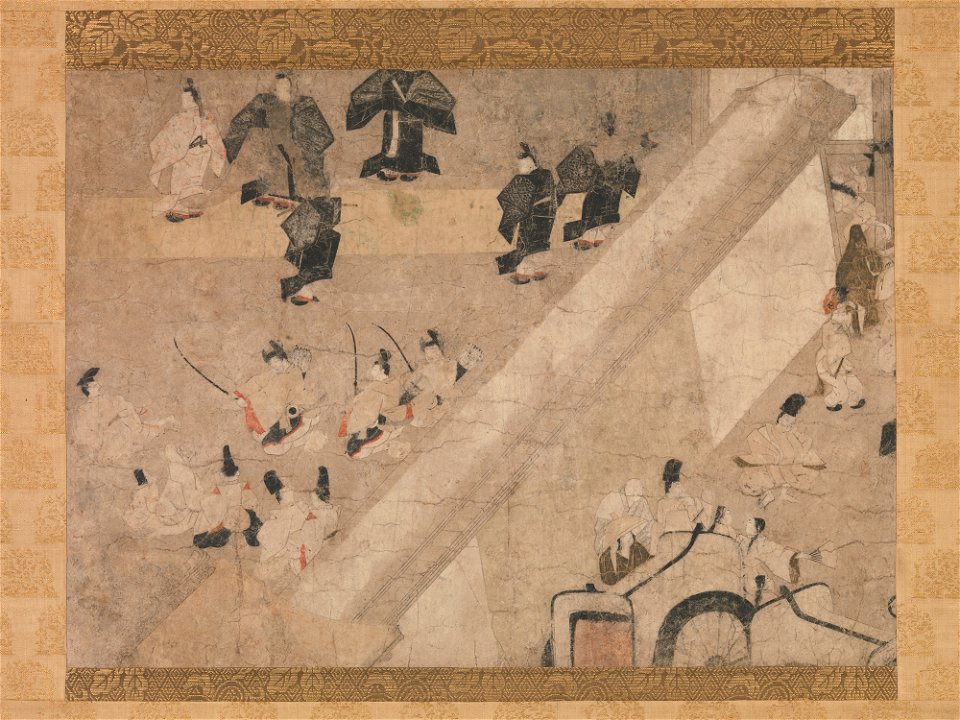 Anonymous - Imperial Visit to the Great Horse Race at the Kaya-no-in Mansion (Kaya-no-in komakurabe gyōkō emak - 1975.268.32 - Metropolitan Museum of Art