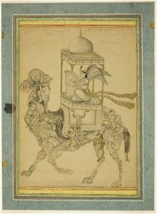 Anonymous - Angel (Peri) Riding a Composite Camel - 1981.219 - Art Institute of Chicago