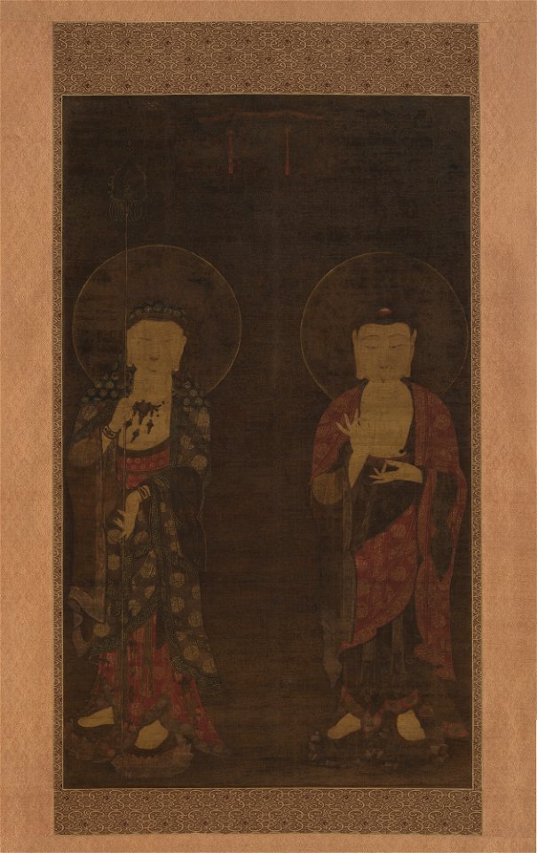 Anonymous - Amitabha and Kshitigarba - 13.5 - Metropolitan Museum of Art