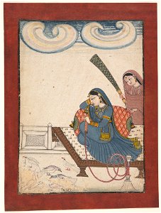 Anonymous - A Lady Gazing at Doves - 1986.501.1 - Metropolitan Museum of Art
