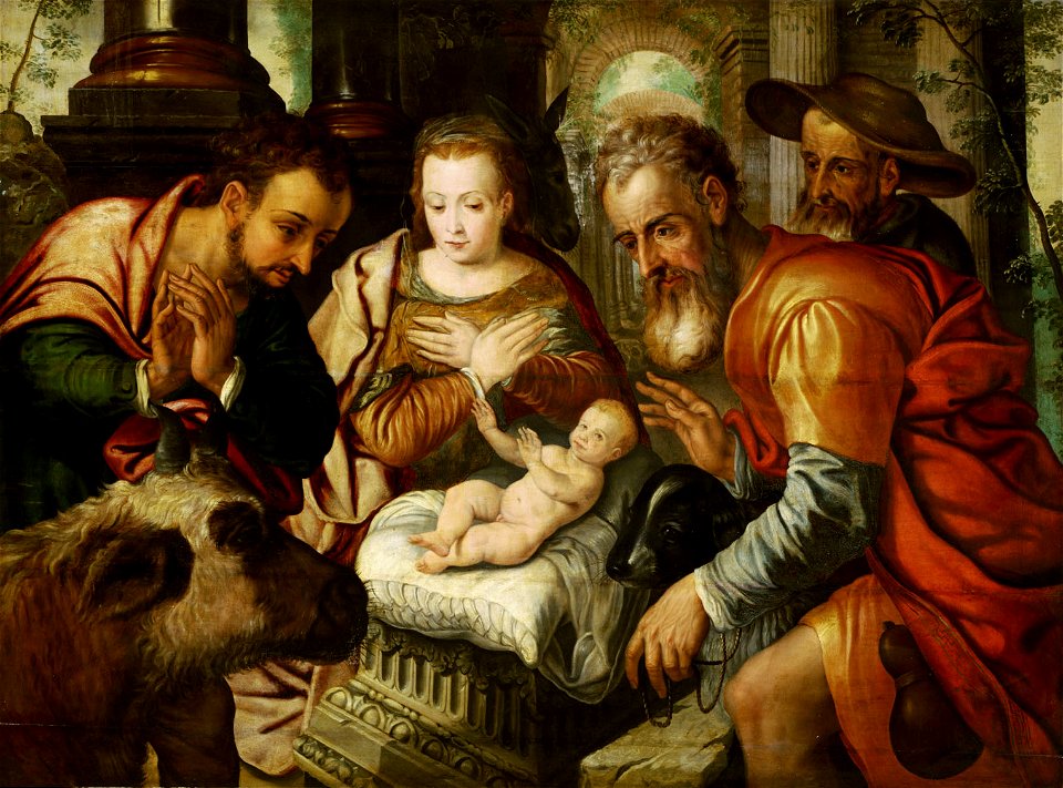 Anonymous - Anbetung der Hirten - GG 984 - Kunsthistorisches Museum