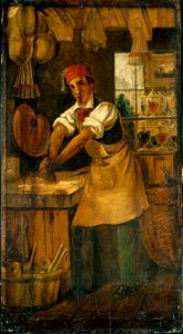 Anonymous - Au bon broyeur. Enseigne de marchand de couleurs. Rue Saint-Martin, puis rue Saint-Denis (ancienne maison Picou), 1er arrondissement, Paris - EN110 - Musée Carnavalet