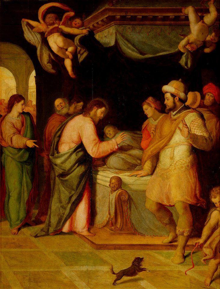 Anonymous - Auferweckung der Tochter des Jairus - GG 1578 - Kunsthistorisches Museum