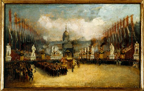 Anonymous - Arrivée des cendres de Napoléon sur l'esplanade des Invalides, le 15 décembre 1840. - P1460 - Musée Carnavalet