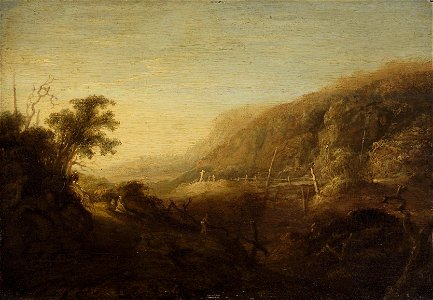 Anonymous - Abendliche Berglandschaft - GG 666 - Kunsthistorisches Museum