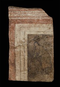 Anonymous - Baptistery wall painting, Woman at the Well - 1932.1204.2 - Yale University Art Gallery