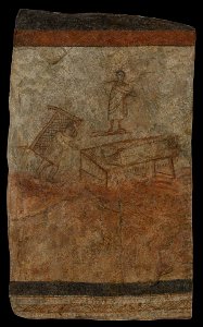 Anonymous - Baptistery wall painting, Christ Healing the Paralytic - 1932.1202 - Yale University Art Gallery
