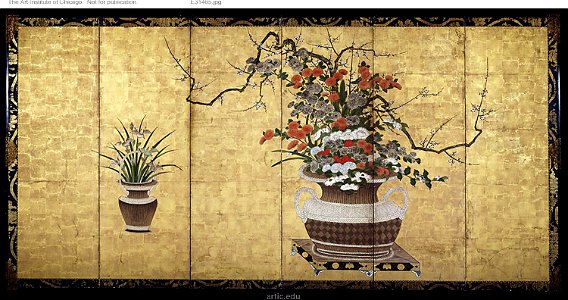 Anonymous - Baskets with Flowers of the Four Seasons - 1995.205 - Art Institute of Chicago