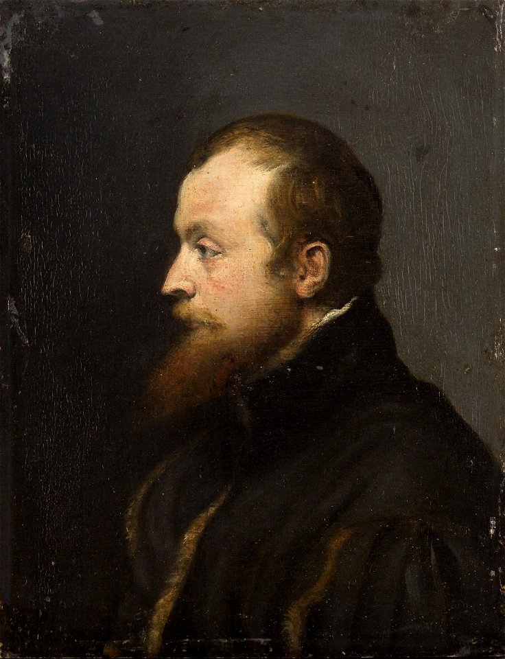 Anonymous - Bildnis eines bärtigen Mannes im Profil - GG 106 - Kunsthistorisches Museum