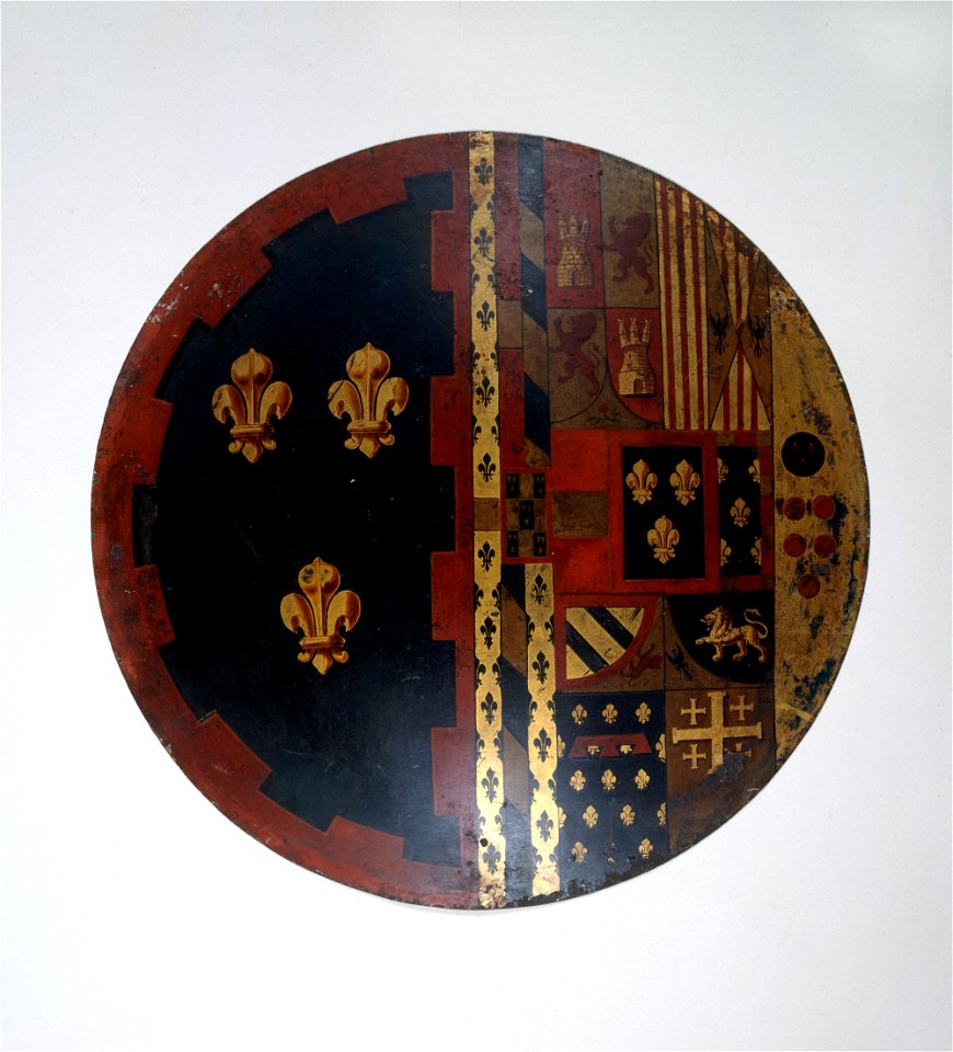 Anonymous - Armoirie (I). Enseigne de modiste, fournisseur des familles royales. 3, rue des Grands-Augustins, 6ème arrondissement, Paris - EN35 - Musée Carnavalet