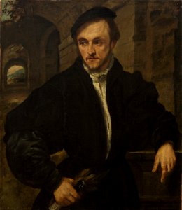 Anonymous - Bildnis eines Mannes vor antiker Gewölbearchitektur - GG 1846 - Kunsthistorisches Museum