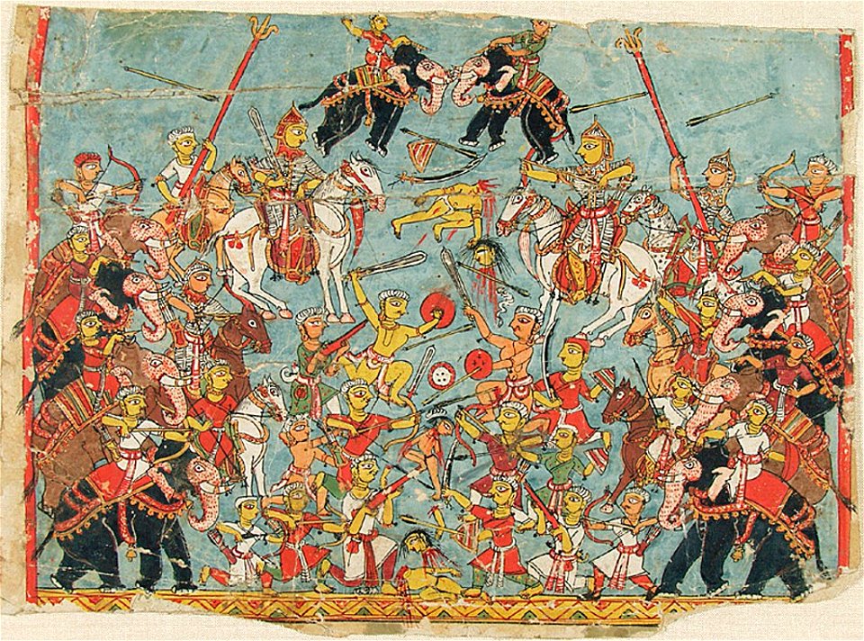Anonymous - Battle Scene - 1995.65 - Harvard Art Museums