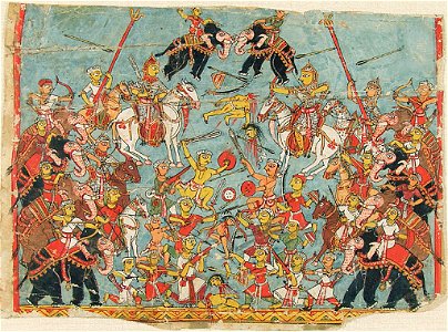 Anonymous - Battle Scene - 1995.65 - Harvard Art Museums