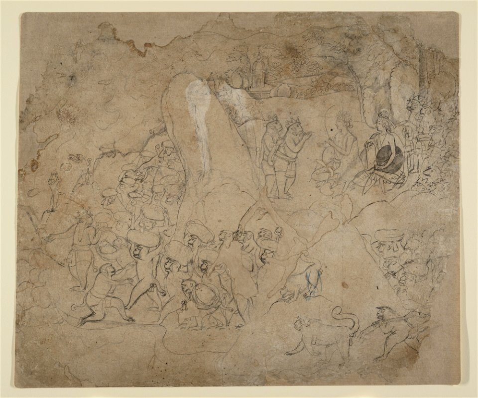 Anonymous - Building the Bridge to Lanka - 2008.359.7 - Metropolitan Museum of Art