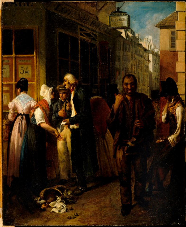 Anonymous - Bureau de la loterie royale sous la Restauration - P755 - Musée Carnavalet