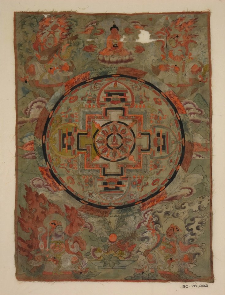 Anonymous - Buddha Surrounded By Bodhisattvas - 30.76.282 - Metropolitan Museum of Art