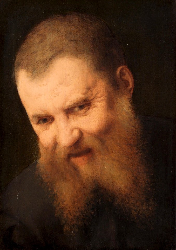 Anonymous - Bildnis eines lachenden rotblonden, bärtigen Mannes - GG 765 - Kunsthistorisches Museum