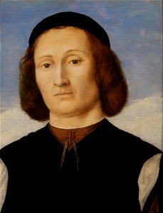 Anonymous - Bildnis eines Mannes mit schwarzer Kappe - GG 5616 - Kunsthistorisches Museum