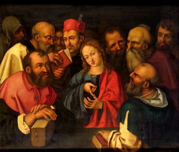 Anonymous - Christus unter den Schriftgelehrten - GG 7793 - Kunsthistorisches Museum