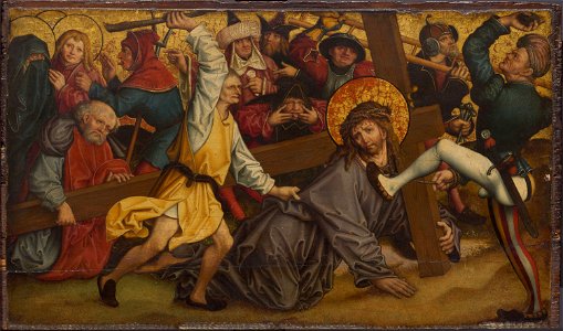 Anonymous - Christ Carrying the Cross - 1947.87 - Art Institute of Chicago. Free illustration for personal and commercial use.