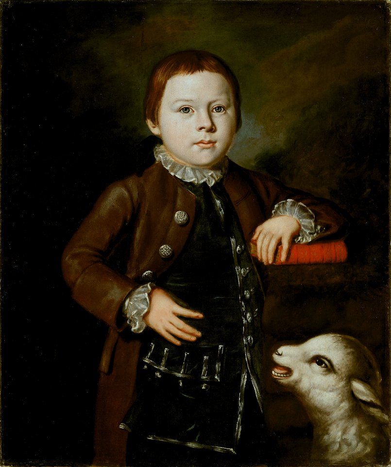Anonymous - Boy of Hallett Family with Lamb - 1938.1334 - Art Institute of Chicago
