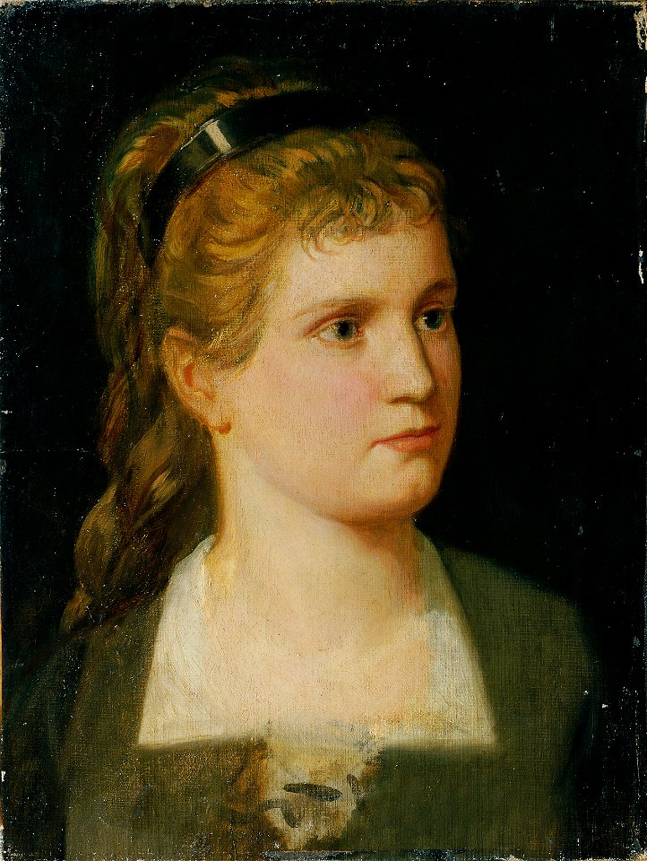 Anonymous - Brustbild der Nichte, Käthchen Winder - 4414 - Österreichische Galerie Belvedere