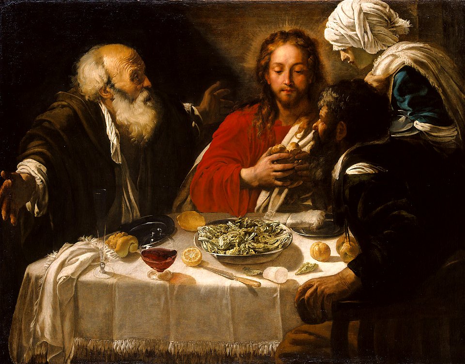 Anonymous - Christus und die Jünger in Emmaus - GG 235 - Kunsthistorisches Museum