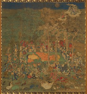 Anonymous - Death of the Historical Buddha (Nehan-zu) - 12.134.10 - Metropolitan Museum of Art