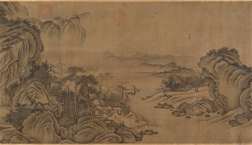 Anonymous - Buddhist Temples amid Autumn Mountains - 1983.12 - Metropolitan Museum of Art